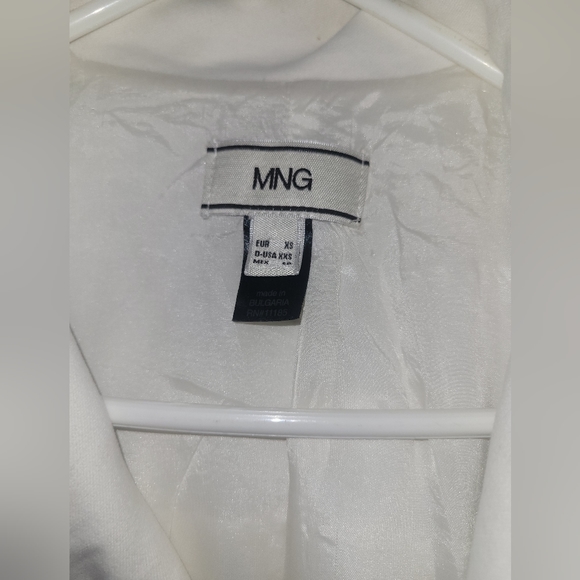 MNG by Mango 100% cotton beige/tan jacket womens XXS - Picture 7 of 9